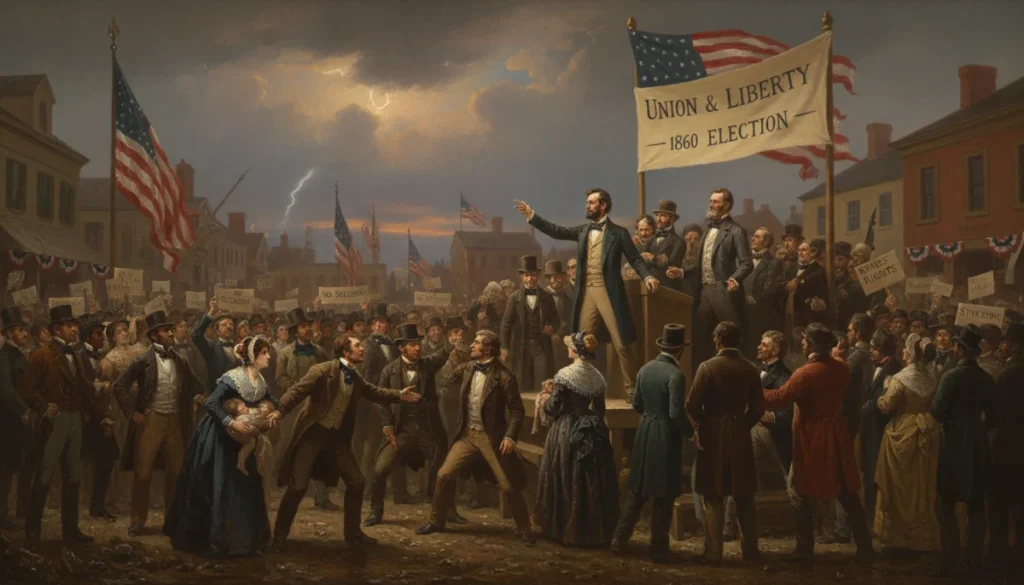 1860 Election: 3 Critical States & Path to Civil War