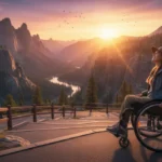 Accessible Travel in the U.S.: 2026 Updates for Travelers Traveler in wheelchair enjoying accessible national park view