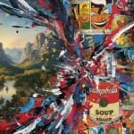 Evolution of American art across 250 years, showcasing diverse styles