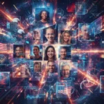 Decoding 3 Major Cultural Shifts Impacting American Identity 2026 Digital mosaic representing evolving American identity in 2026, with diverse faces and tech elements.