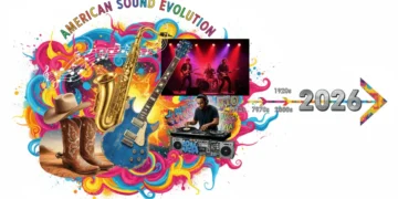 Evolution of American music genres through history