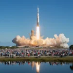 The Space Race: 3 Pivotal Moments to the Moon by 1969 Apollo 11 Saturn V rocket launch, historic moment in space exploration