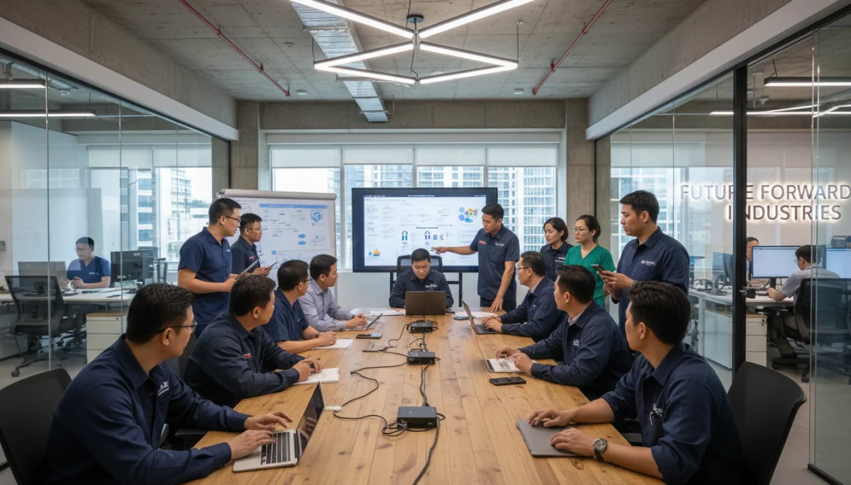 Diverse professionals collaborating in an open office, reflecting a dynamic and growing workforce across various sectors.