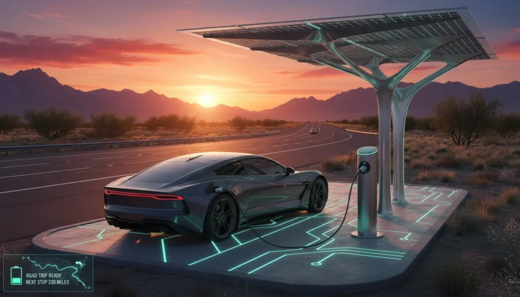 EV Charging on U.S. Road Trips 2026: Plan Your Route