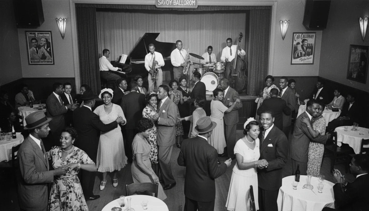 Harlem jazz club vibrant cultural scene Great Migration