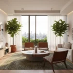 Home Decor Trends 2026: Insider's Guide to Modern Living Modern living room with natural elements and smart tech