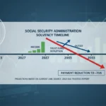 Social Security Solvency Projected Until 2033: New Report Details Social Security Administration solvency projection until 2033 graphic