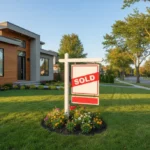Housing Market Trends: National Home Prices Up 1.5% in Q1 2026 Suburban house with 'Sold' sign, representing a stable housing market in Q1 2026